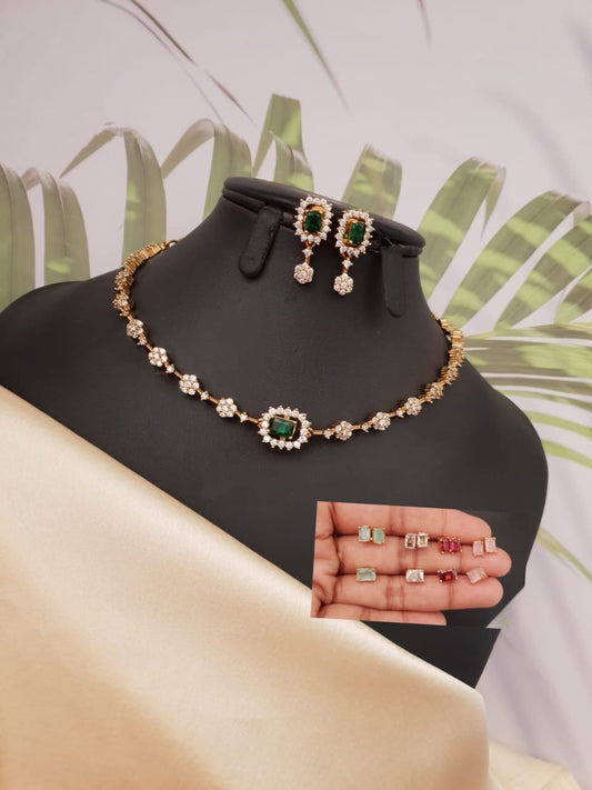 Beautiful Interchangeable Necklace Set-TE1475